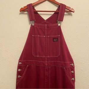 Levi's Burgundy Overalls